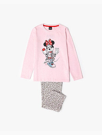 Pyjama manches longues Disney Minnie Skin pour fille