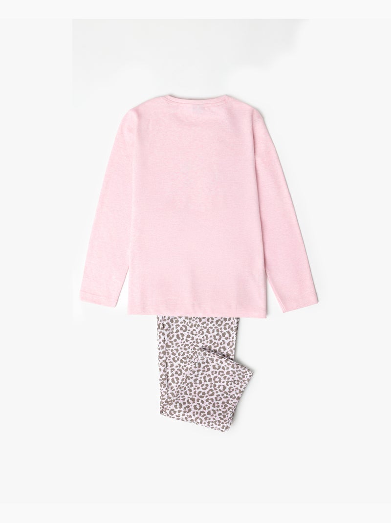 Pyjama manches longues Disney Minnie Skin pour fille Rose - Kiabi