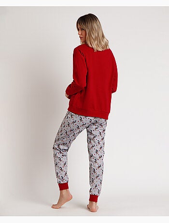 Pyjama manches longues Disney pour femme Roi Mickey