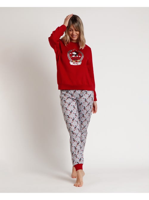 Pyjama manches longues Disney pour femme Roi Mickey - Kiabi Pyjama manches longues Disney pour femme Roi Mickey - Kiabi