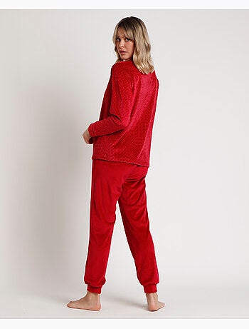 Pyjama manches longues Disney Velvet King Mickey pour femme