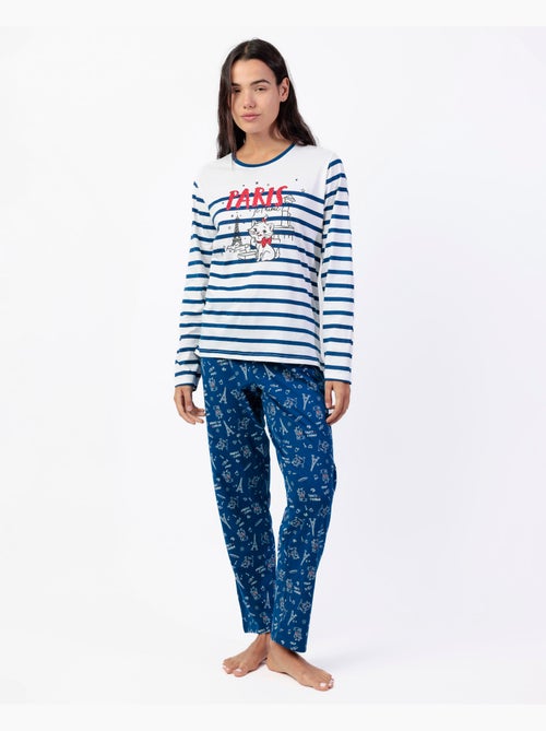 Pyjama manches longues Marie Paris pour femme Disney - Kiabi