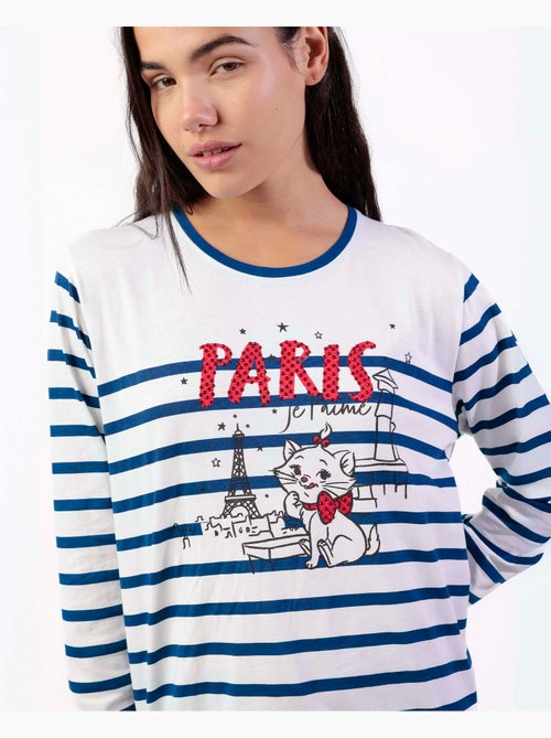 Pyjama manches longues Marie Paris pour femme Disney - Kiabi