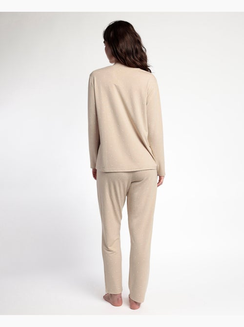 Pyjama manches longues Moons pour femme ADMAS HOME - Kiabi