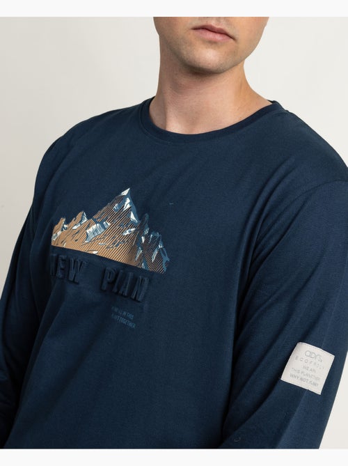 Pyjama manches longues NEW PLAN Terrain pour homme - Kiabi Pyjama manches longues NEW PLAN Terrain pour homme - Kiabi