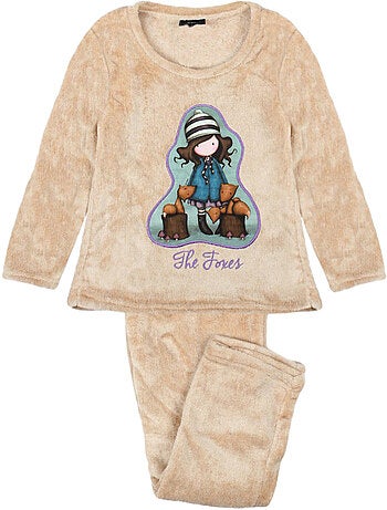 Pyjama manches longues pantalon corel the foxes santoro