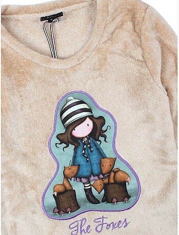 Pyjama manches longues pantalon corel the foxes santoro