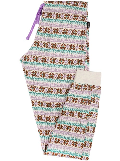 Pyjama manches longues pantalon Felpa The Foxes ivoire - Kiabi