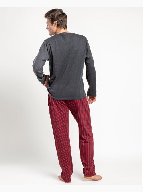 Pyjama manches longues pour homme > : lidéal pour lhiver - Kiabi Pyjama manches longues pour homme > : lidéal pour lhiver - Kiabi