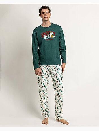 Pyjama manches longues Snoopy Mountain pour homme PEANUTS