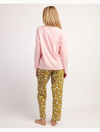 Pyjama manches longues Winnie l'ourson Disney pour femme