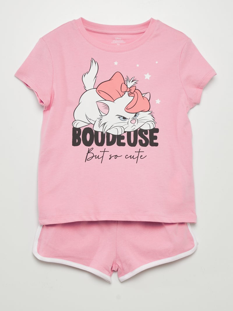 Pyjama 'Marie' 'Les Aristochats' 'Disney' - 2 pièces Rose - Kiabi