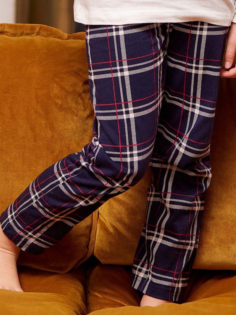 Pyjama   MATIN DE NOËL écru/marine - DODO Blanc - Kiabi