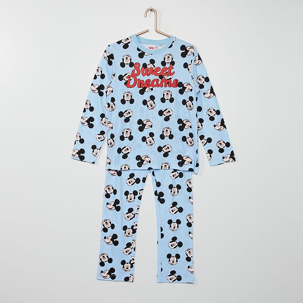 Pyjama Mickey 2 Pieces Garcon Bleu Kiabi 14 00