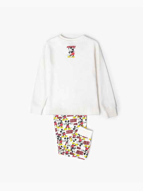 Pyjama Mickey en peluche à manches longues pour filles Disney - Kiabi