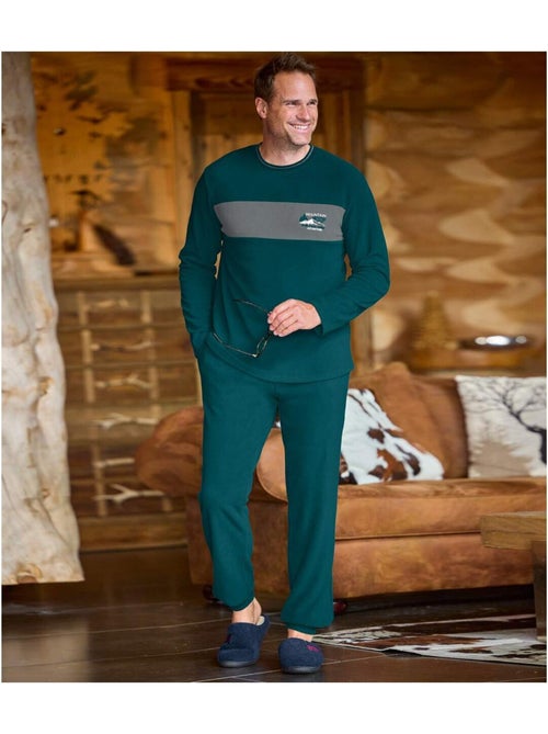 Pyjama micropolaire mountain - atlas for men - Kiabi Pyjama micropolaire mountain - atlas for men - Kiabi