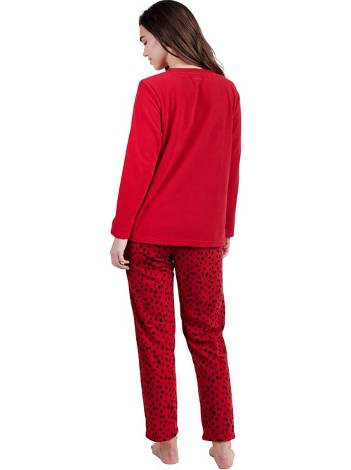 Pyjama micropolaire pantalon top Dalmatians Varsity Disney - Kiabi