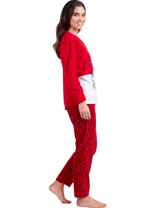 Pyjama micropolaire pantalon top Dalmatians Varsity Disney - Kiabi