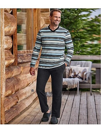 Pyjama micropolaire rayé - atlas for men