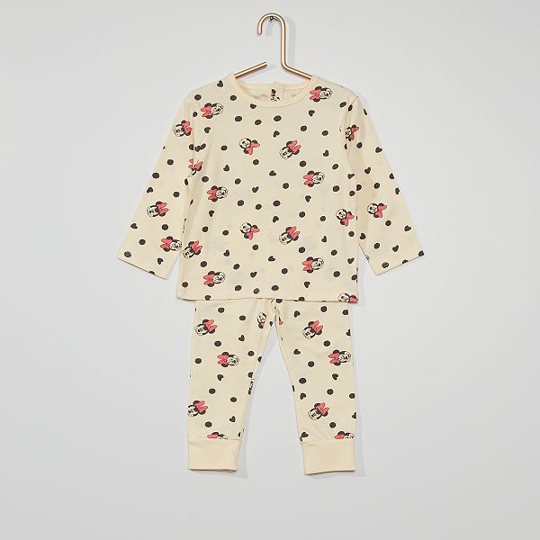 Pyjama Minnie Bebe Fille Beige Kiabi 12 00