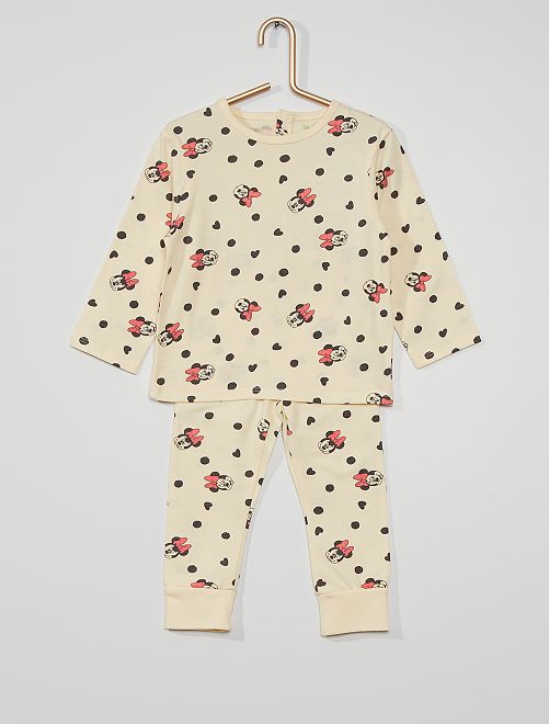Pyjama Minnie Bebe Fille Beige Kiabi 12 00