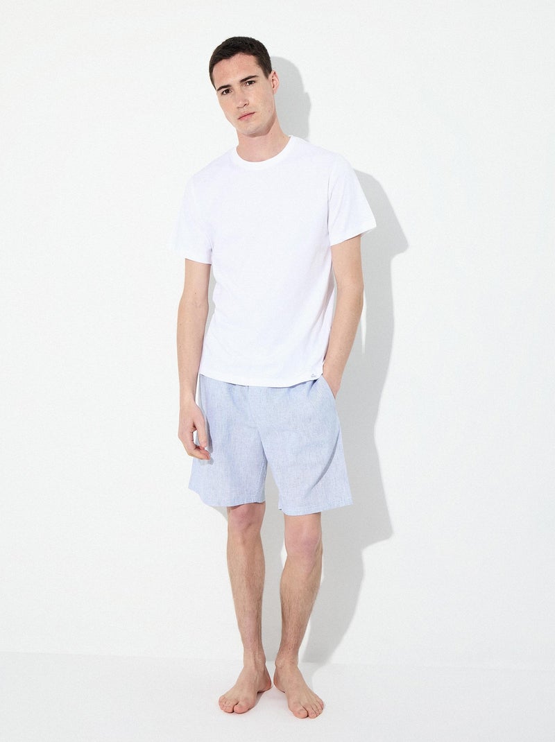 Pyjama MO Fashion Blanc - Kiabi