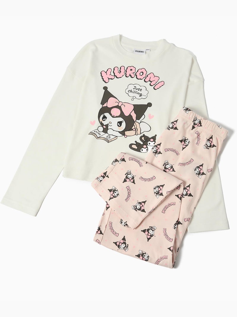 Pyjama, MO Fashion Blanc Rose - Kiabi