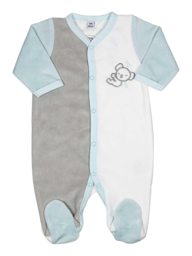 Pyjama modèle Koala bébé Trois Kilos Sept - Gris - Kiabi - 8.89€