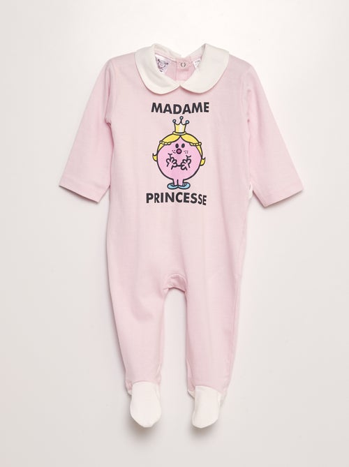 Pyjama 'Monsieur Madame' 'Madame Princesse' - Kiabi