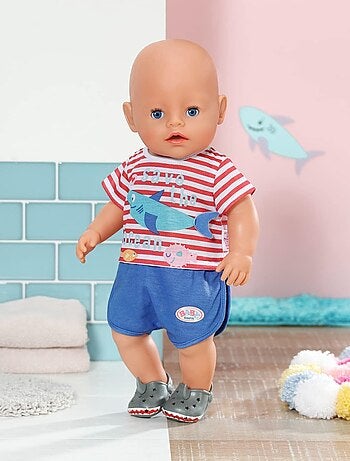 Pyjama motif requin & des pantoufles assorties