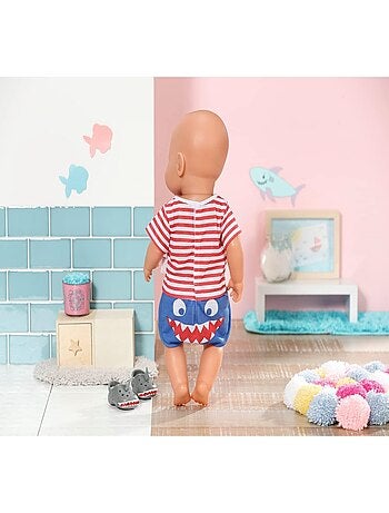 Pyjama motif requin & des pantoufles assorties