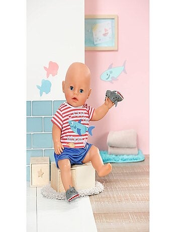 Pyjama motif requin & des pantoufles assorties