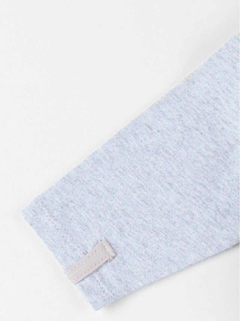 Pyjama naissance 1 pièce éléphant en jersey, chiné Noukie's Gris - Kiabi