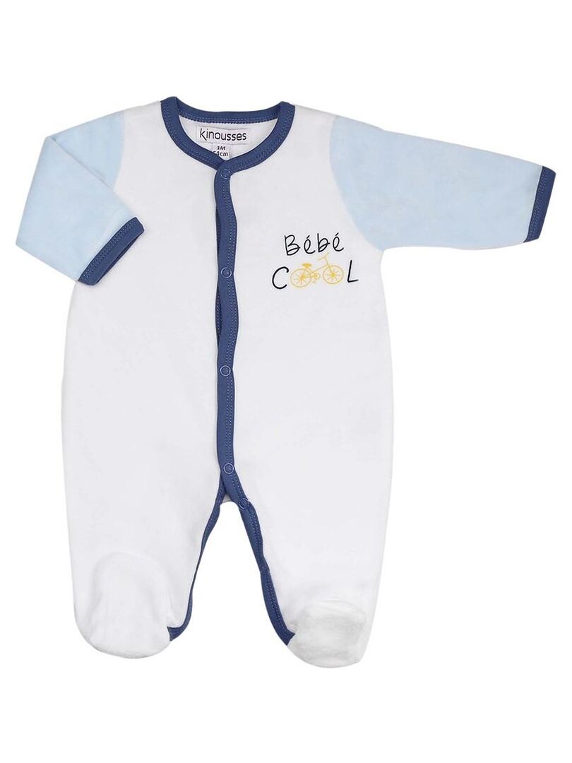 Pyjama naissance bébé Trois Kilos Sept - Blanc - Kiabi - 7.09€