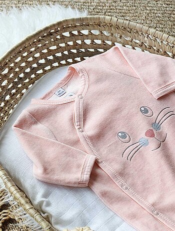 Pyjama naissance en velours