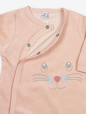 Pyjama naissance en velours