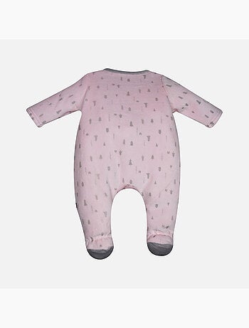 PYJAMA NAISSANCE FABIENNE VELOURS RASE