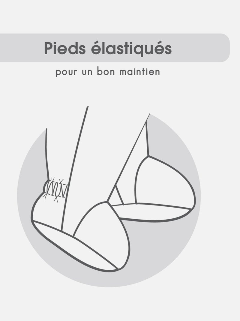 PYJAMA NAISSANCE FABIENNE VELOURS RASE Rose - Kiabi