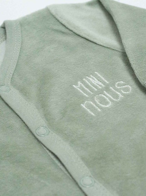 Pyjama Naissance Ouverture Devant - Kiabi