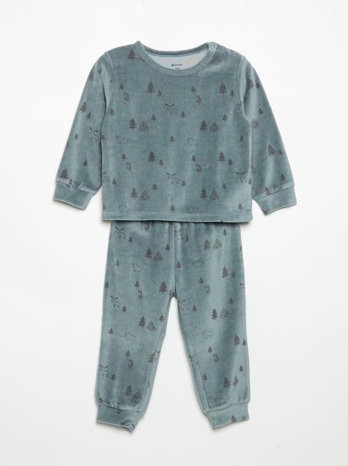 Pyjama 'Noël' 2 pièces - Sweat + pantalon - Kiabi