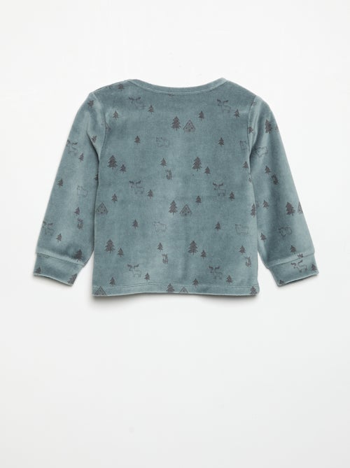 Pyjama 'Noël' 2 pièces - Sweat + pantalon - Kiabi