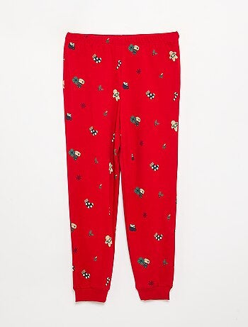 Pyjama 'Noël' 2 pièces - T-shirt à manches longues + pantalon
