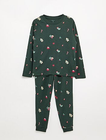 Pyjama 'Noël' 2 pièces - T-shirt à manches longues + pantalon