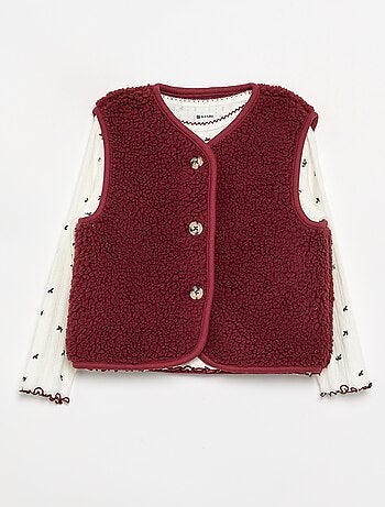 Pyjama 'Noël' 3 pièces - T-shirt + pantalon + gilet sans manches