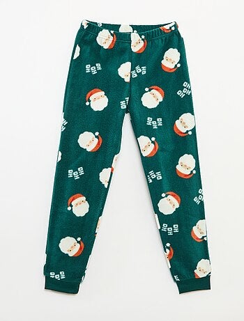 Pyjama Noël en polaire all-over