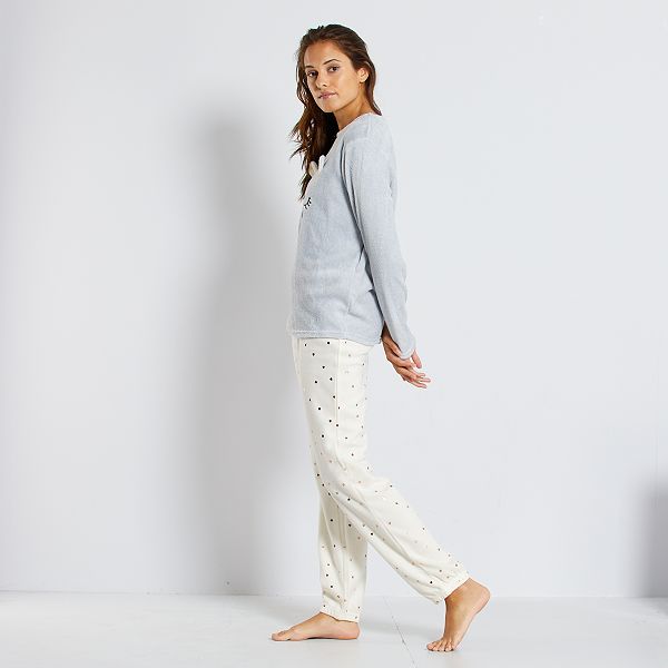 Pyjama Panda Maille Peluche Femme Kiabi 14 00