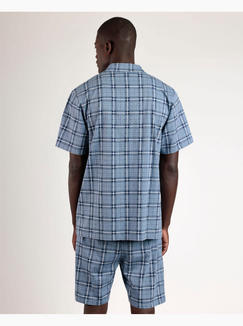 Pyjama ouvert à manches courtes pour homme ADMAS Important Discover Bicycle Bleu - Kiabi