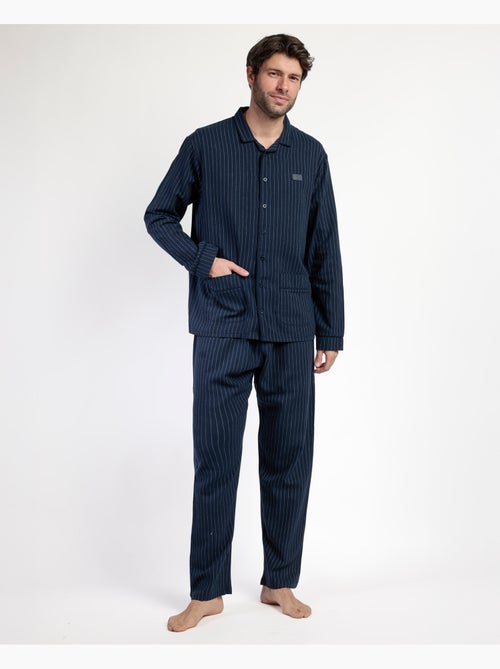 Pyjama ouvert à manches longues à rayures Miro pour homme d'Antonio Miro - Kiabi Pyjama ouvert à manches longues à rayures Miro pour homme d'Antonio Miro - Kiabi