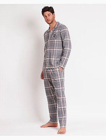 Pyjama ouvert à manches longues Boston pour homme ADMAS