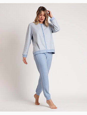 Pyjama ouvert à manches longues en maille Milano pour femme ADMAS Dream